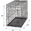 Show in main carousel: MidWest Solutions Series Side by Side Double Door Collapsible SUV Dog Crate, 42-in slide 3 of 7
