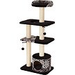 Show in main carousel: MidWest Feline Nuvo Tower 50.5-in Faux Fur Cat Tree & Condo, Black Floral slide 2 of 9
