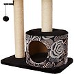 Show in main carousel: MidWest Feline Nuvo Tower 50.5-in Faux Fur Cat Tree & Condo, Black Floral slide 3 of 9