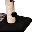 Show in main carousel: MidWest Feline Nuvo Tower 50.5-in Faux Fur Cat Tree & Condo, Black Floral slide 5 of 9