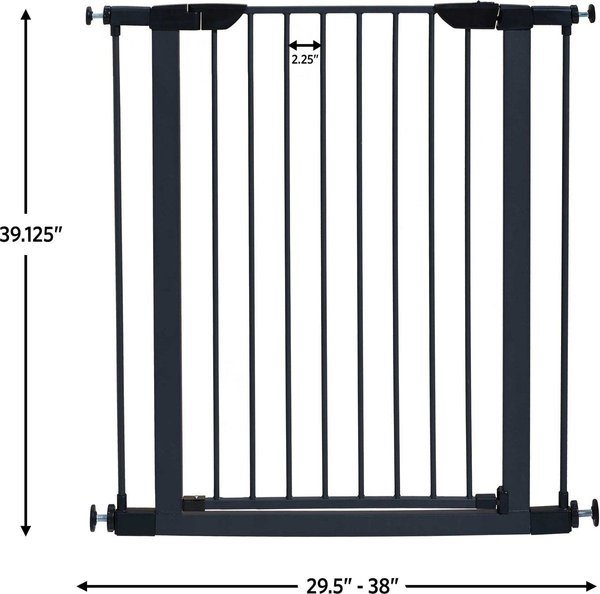 Show full view: MidWest Steel Pet Gate, Graphite, 39-in slide 6 of 7