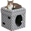 Show in main carousel: MidWest Curious Cube Cat Condo, Geometric Gray slide 6 of 7