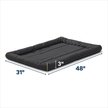 Show in main carousel: MidWest Ultra Durable Bolster Cat & Dog Bed, Black, 48-in slide 2 of 3