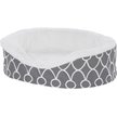 Show in main carousel: MidWest QuietTime Defender Orthopedic Bolster Cat & Dog Bed with Removable Cover, Gray, 17-in slide 3 of 9