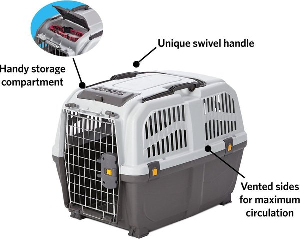 Show full view: MidWest Skudo Deluxe Plastic Dog & Cat Kennel, 27-in slide 3 of 8