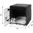 Show in main carousel: MidWest iCrate Double Door Collapsible Wire Dog Crate Kit, Black, 22-in slide 3 of 9