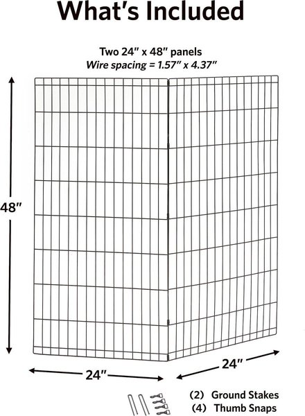 Show full view: MidWest Universal Playpen Extension Kit, 2-Panels, 48-in slide 3 of 8
