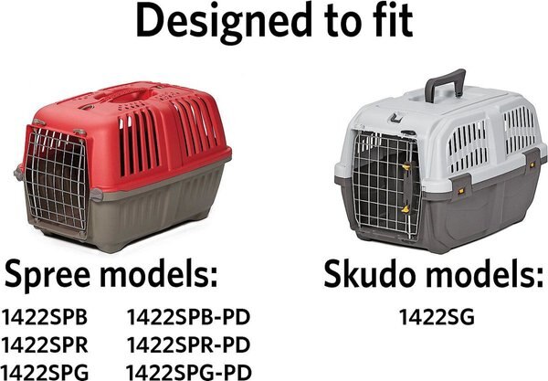 Show full view: MidWest Homes for Pet Cat & Dog Carrier Bed, White, 22-in slide 3 of 4