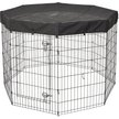 Show in main carousel: MidWest Exercise Pen Top Fabric Mesh Sunscreen Accessory, Octagonal Configuration, Black slide 2 of 8