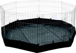 MidWest Canvas Dog Exercise Pen Base Cover Accessory, Octagonal Configuration, Black