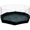 Show in main carousel: MidWest Canvas Dog Exercise Pen Base Cover Accessory, Octagonal Configuration, Black slide 1 of 8