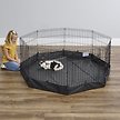 Show in main carousel: MidWest Canvas Dog Exercise Pen Base Cover Accessory, Octagonal Configuration, Black slide 2 of 8