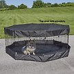 Show in main carousel: MidWest Canvas Dog Exercise Pen Base Cover Accessory, Octagonal Configuration, Black slide 4 of 8