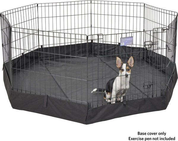 Show full view: MidWest Canvas Dog Exercise Pen Base Cover Accessory, Octagonal Configuration, Black slide 7 of 8