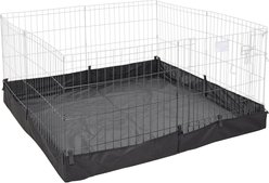 MidWest Canvas Dog Exercise Pen Base Cover Accessory, Square Configuration, Black