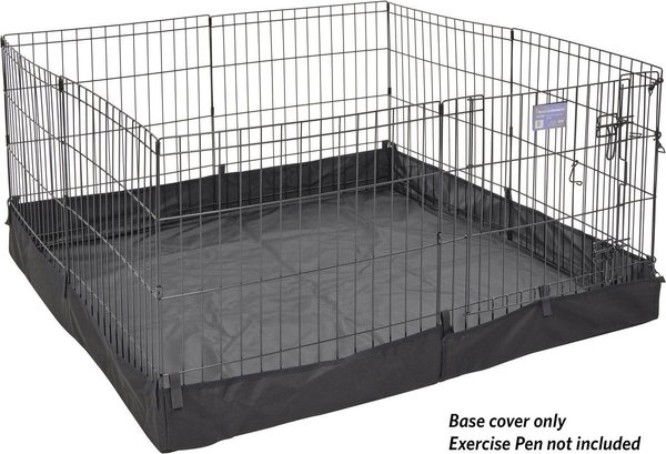 Show full view: MidWest Canvas Dog Exercise Pen Base Cover Accessory, Square Configuration, Black slide 8 of 9
