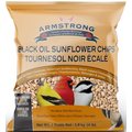 Armstrong Black Oil Unshelled Sunflower Chips Wild Bird Food, 1.8-kg bag