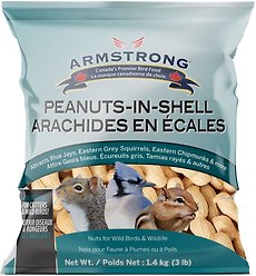 Armstrong Peanuts-in-Shell Wild Bird Food, 1.3-kg bag