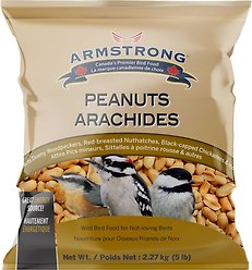 Armstrong Unshelled Halves Peanuts Wild Bird Food, 2-kg bag
