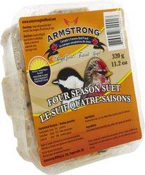 Armstrong Four Seasons Suet Cake Wild Bird Food, 320-g