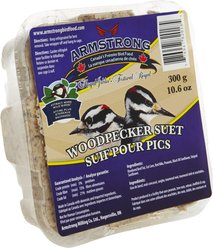 Armstrong Woodpecker Suet Cake Wild Bird Food, 300-g