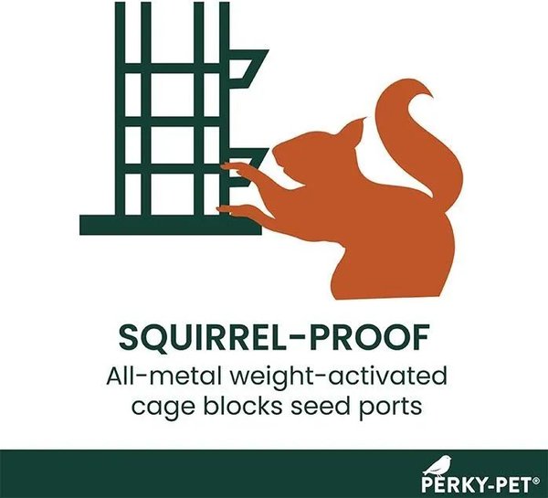 Show full view: Perky Pet Squirrel Be-Gone Wild Bird Feeder slide 3 of 6