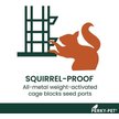 Show in main carousel: Perky Pet Squirrel Be-Gone Wild Bird Feeder slide 3 of 6