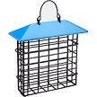 Show in main carousel: More Birds Cage Single Suet Cake Weather Guard Roof Wild Bird Feeder slide 1 of 2