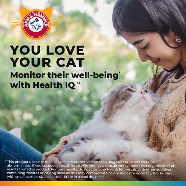 Show full view: Arm & Hammer Products Health IQ Cat Litter Additive with Color Changing Health Indicators, 184-g bottle slide 4 of 9