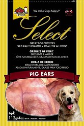 Barnsdale Farms Pig Ears Dog Treats, 6 count
