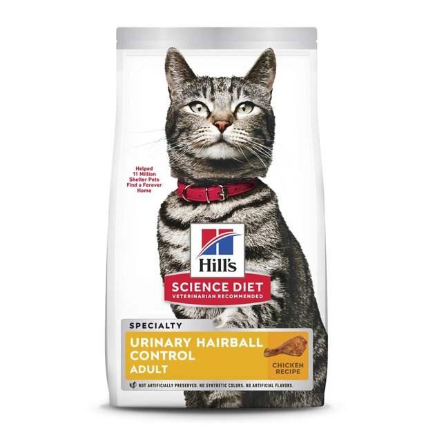 HILL S SCIENCE DIET Adult Urinary Hairball Control Dry Cat Food