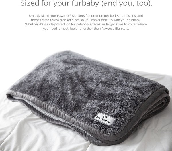 Show full view: Pet Parents Pawtect Blanket Waterproof Premium Dog & Cat Blanket, Chocolate, Small slide 7 of 10