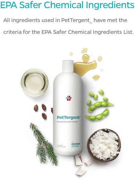 Show full view: Pet Parents PetTergent Pet Stain Remover & Pet Laundry Detergent, Unscented, 32-oz bottle slide 7 of 10