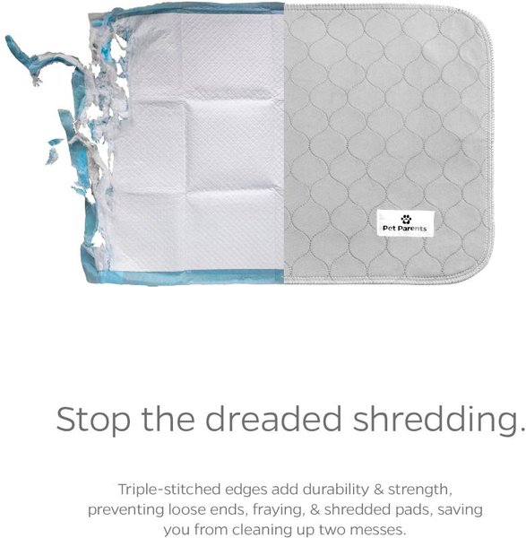 Show full view: Pet Parents Pawtect Pads Washable Dog & Cat Pee Pads, 2 Count, Grey & Beige, 18 x 24-in slide 5 of 10