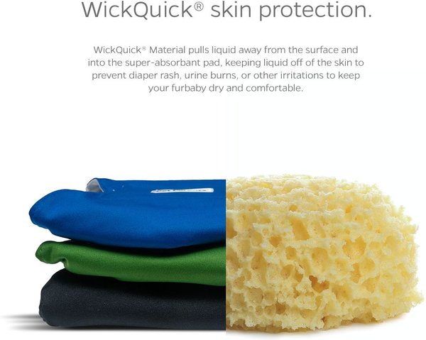 Show full view: Pet Parents Belly Band Washable Male Dog Wrap + Extendrs, Gentlemen, Medium: 16 to 20-in waist slide 3 of 10