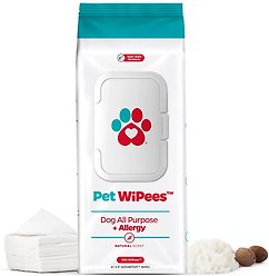 Pet Parents Pet WiPees Dog All Purpose Allergy Dog Wipes, 100 count