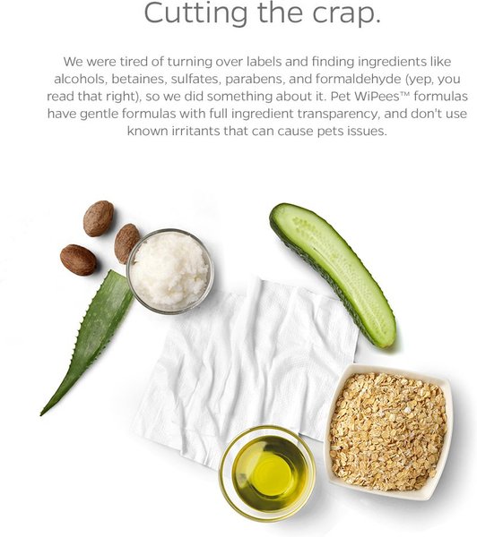 Show full view: Pet Parents Pet WiPees Dog All Purpose Allergy Dog Wipes, 100 count slide 4 of 10