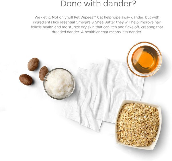 Show full view: Pet Parents Pet WiPees Cat All Purpose Cat Cleaning Wipes, 100 count, Calming slide 3 of 9