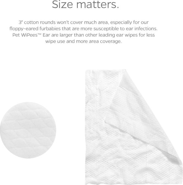 Show full view: Pet Parents Pet WiPees Natural Scent Cat & Dog Ear Wipes, 100 count slide 4 of 9