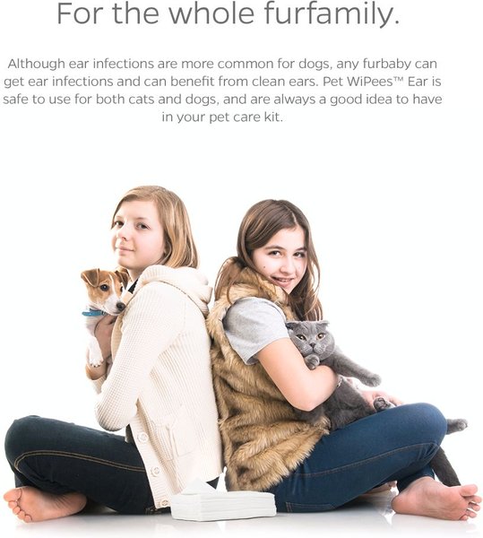 Show full view: Pet Parents Pet WiPees Natural Scent Cat & Dog Ear Wipes, 100 count slide 5 of 9