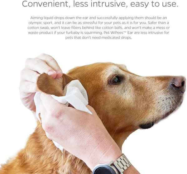 Show full view: Pet Parents Pet WiPees Natural Scent Cat & Dog Ear Wipes, 100 count slide 6 of 9