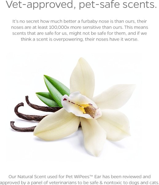 Show full view: Pet Parents Pet WiPees Natural Scent Cat & Dog Ear Wipes, 100 count slide 7 of 9