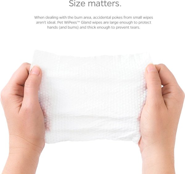 Show full view: Pet Parents Pet WiPees Natural Scent Cat & Dog Gland Grooming Wipes, 100 count slide 5 of 10