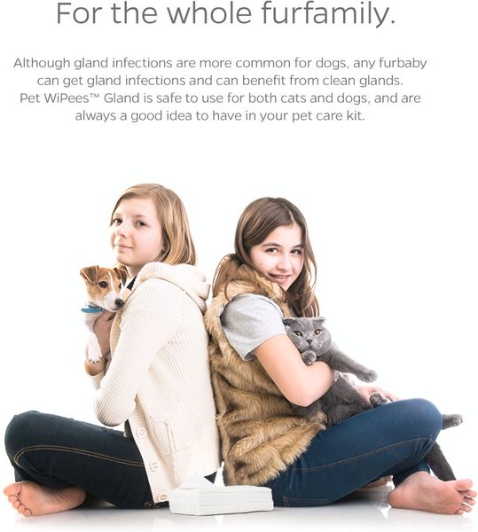 Show full view: Pet Parents Pet WiPees Natural Scent Cat & Dog Gland Grooming Wipes, 100 count slide 6 of 10