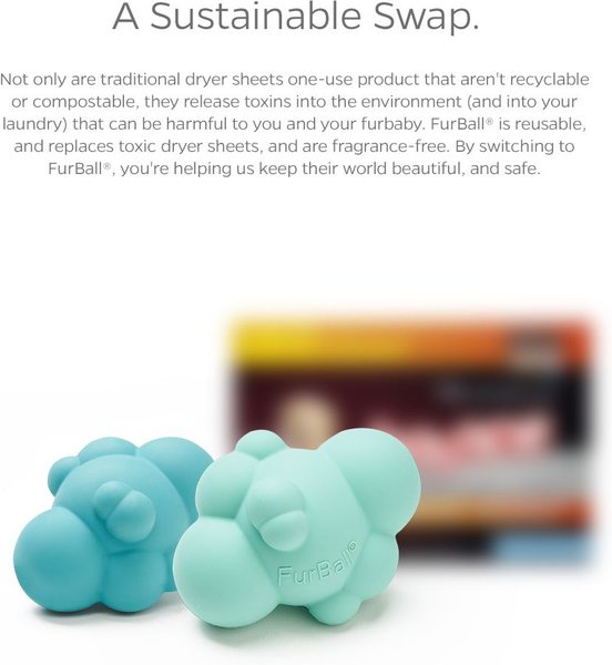 Show full view: Pet Parents FurBall Laundry Pet Hair Remover, 2 count slide 4 of 10