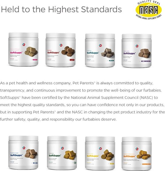 Show full view: Pet Parents Bladder SoftSupps Cranberry Bladder Dog Supplement, 90 count slide 6 of 9