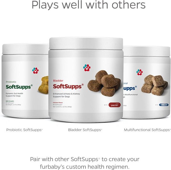 Show full view: Pet Parents Bladder SoftSupps Cranberry Bladder Dog Supplement, 90 count slide 8 of 9