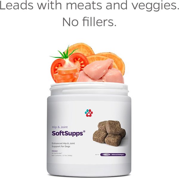 Show full view: Pet Parents Hip & Joint SoftSupps Mobility Hip & Joint Dog Supplement, 90 count slide 4 of 9