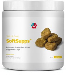 Pet Parents Skin & Coat SoftSupps Omega Skin & Coat Dog Supplement, 90 count