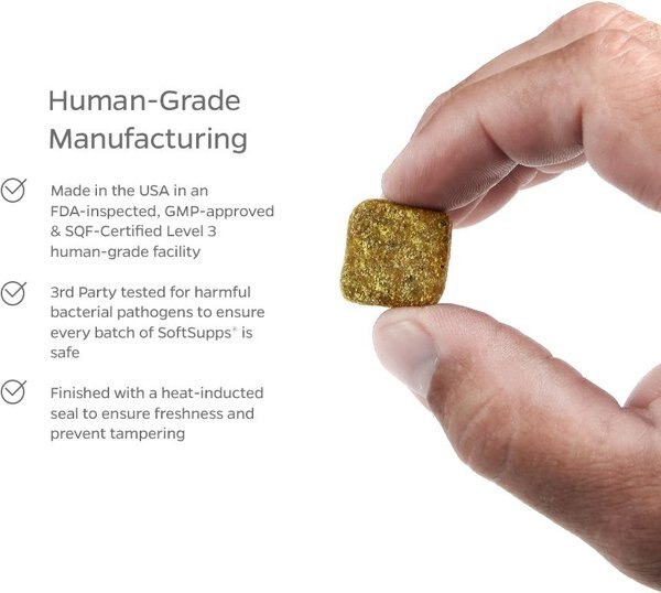 Show full view: Pet Parents Skin & Coat SoftSupps Omega Skin & Coat Dog Supplement, 90 count slide 5 of 9